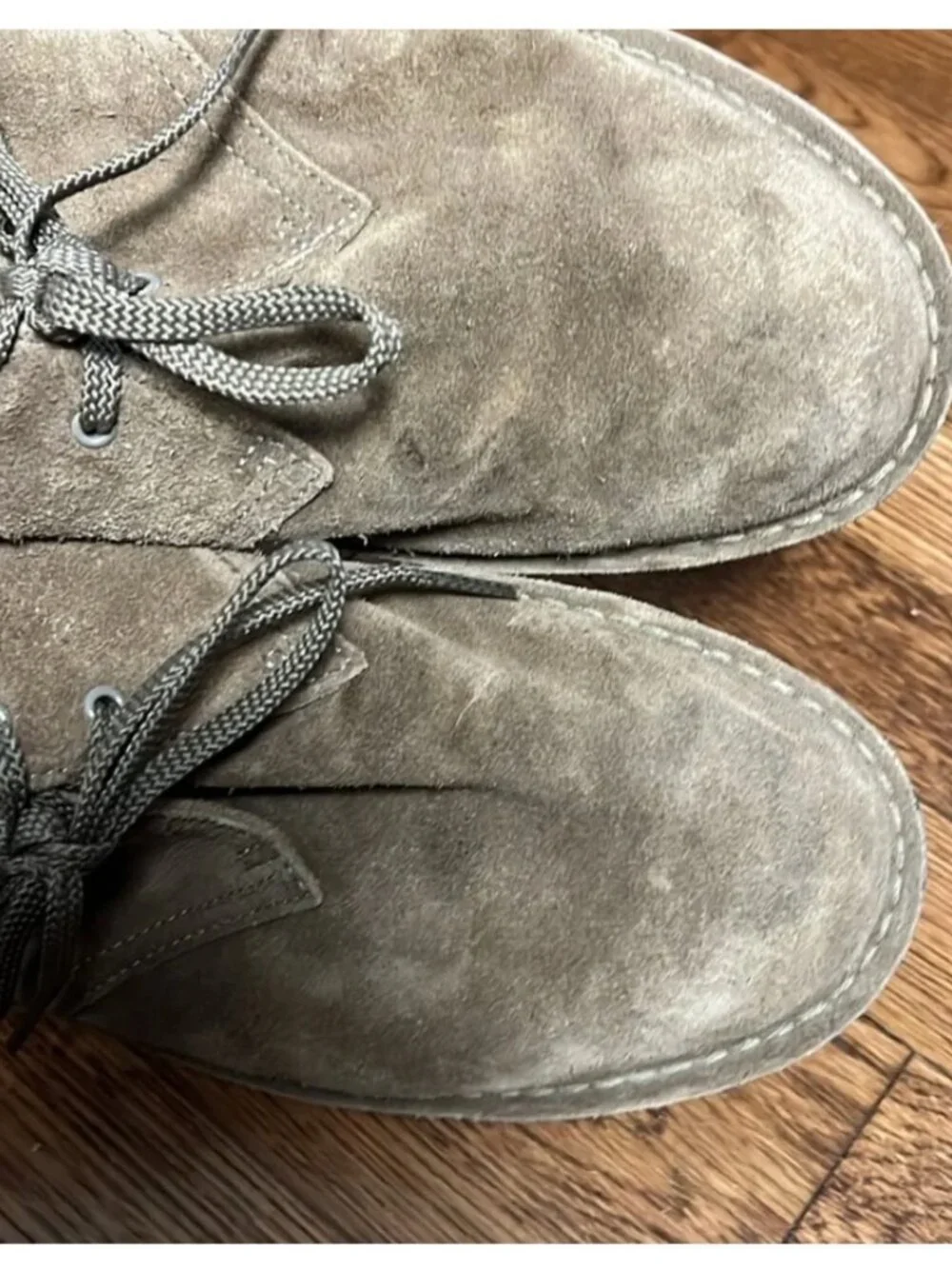 Clarks Desert Boots Men's Suede Taupe Size 11 Ortholite